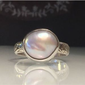 Natural Artisan Pearl Ring